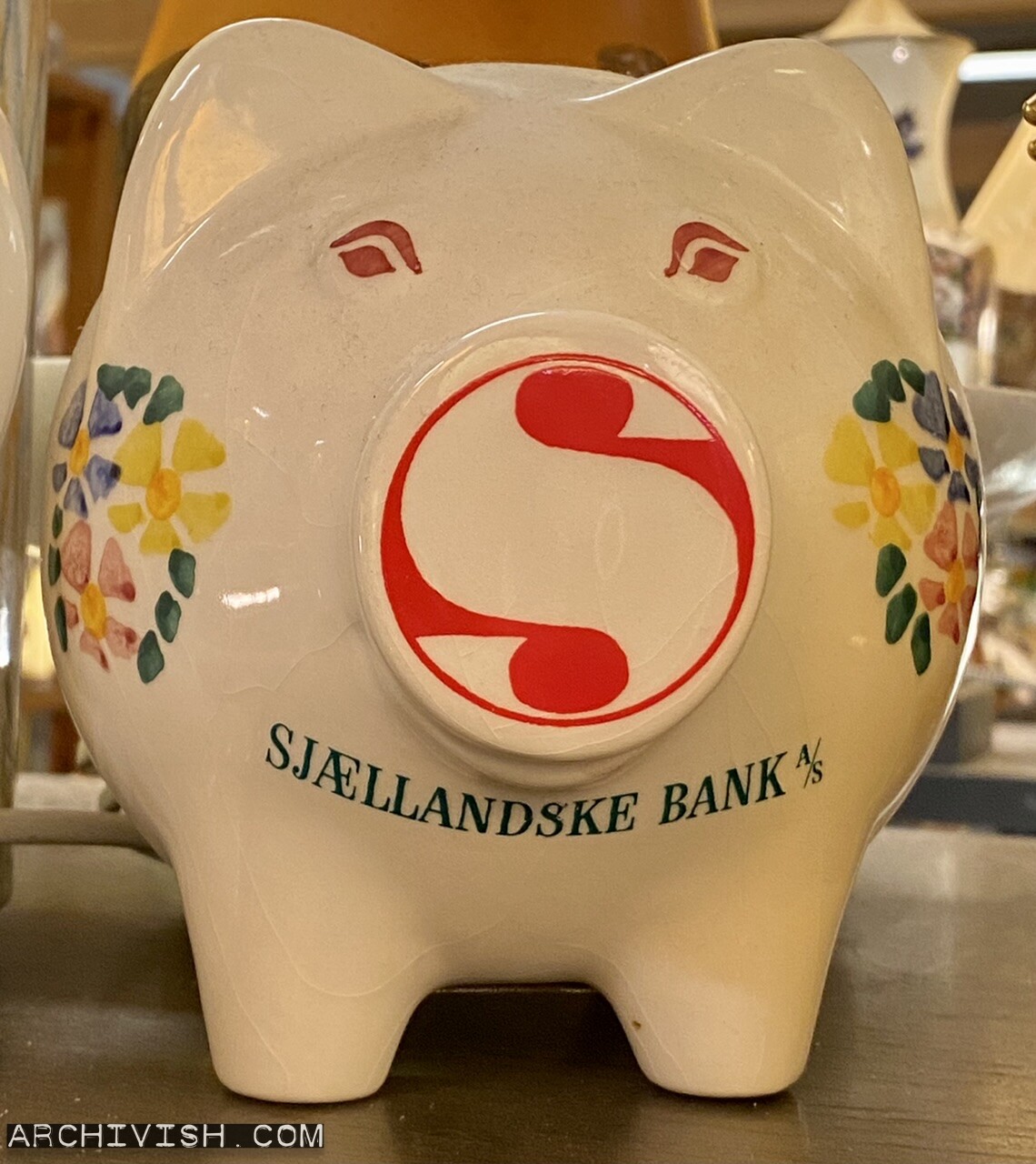 Piggybank from Sjællandske Bank in Denmark