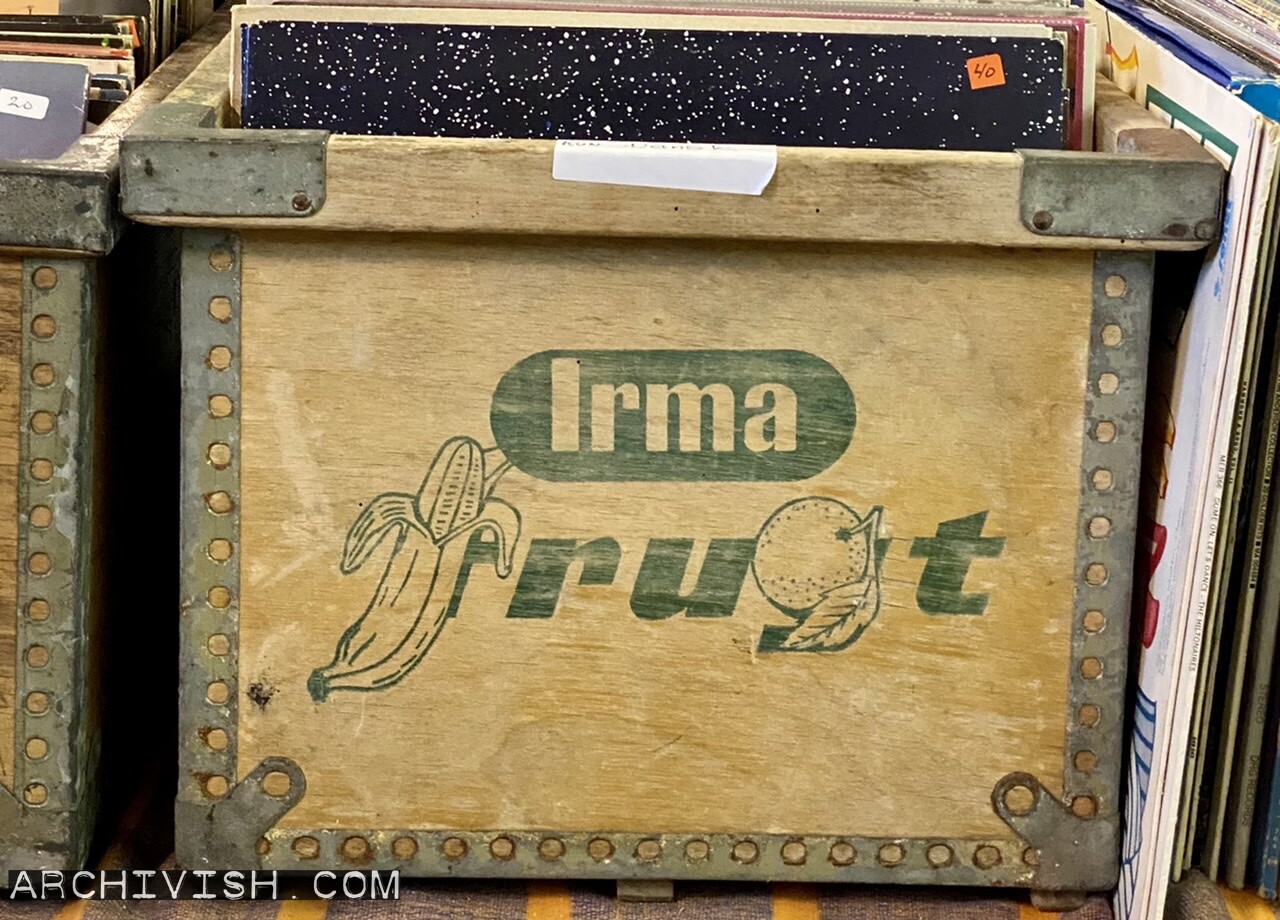 Irma fruit crate from Danish box manufacturer Plyfa