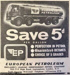 European Petroleum - England's leading independent petrol company