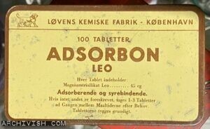 Løvens Kemiske Fabrik (The Lion's Chemical Factory) - 100 tablets - Adsorbon Leo - Must be chewed thoroughly