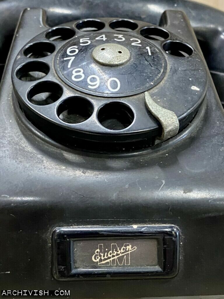Telephone produced by LM Ericsson - Sweden