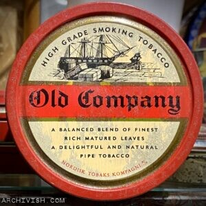 Nordisk Tobaks Kompagni (Nordic Tobacco Company) - Old Company - High Grade Smoking Tobacco - A balanced blend of finest rich matured leaves - A delightful and natural pipe tobacco