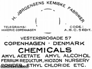 Chemical Factory H. Jørgensens Kemiske Fabriker
